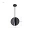 Nuvo Blaine, 13 Inch LED Pendant, Matte Black, Acrylic Lens 62/2151 - alternate 2